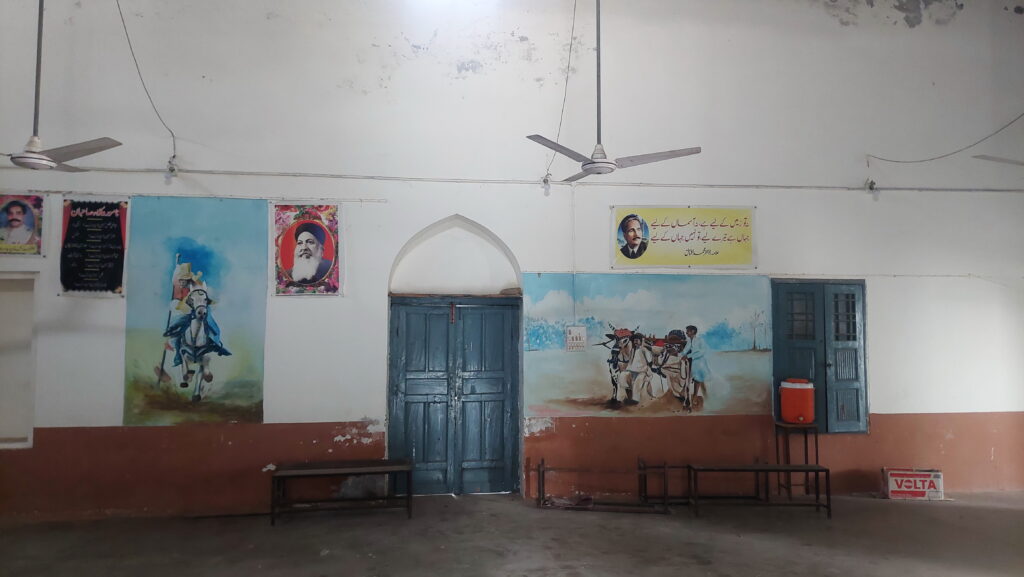 The main hall of Hira Singh Khalsa School Munday. 
