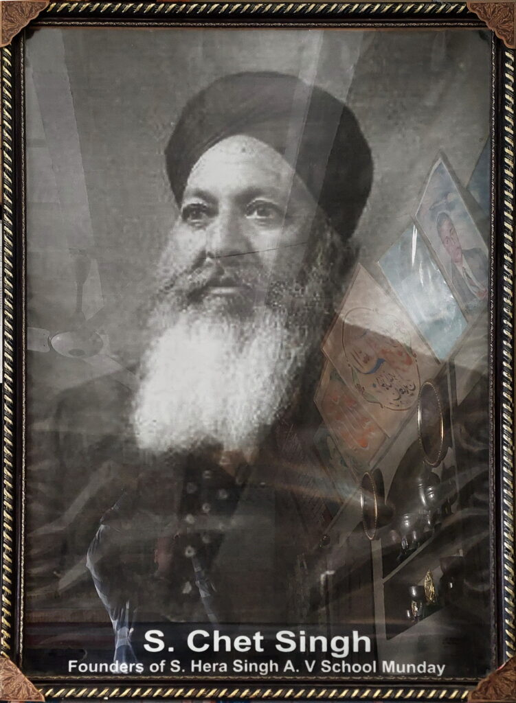 Sardar Chet Singh of Hira Singh Khalsa School Munday. 